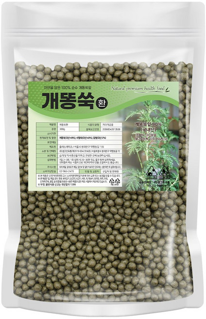 국내산 개똥쑥환 (실속형), 1개