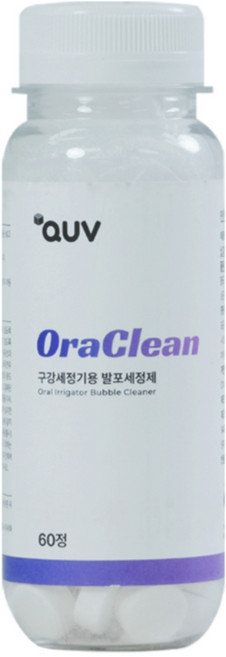 오라클린 구강세정기 텀블러 머그컵 다용도 발포 클리너 60정, 1개, 90g