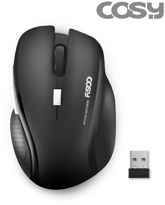 코시 아머 무선 마우스 JM3119WL, BLACK (블랙)