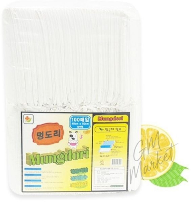 멍도리 실속형 압축 패드 100매 생활 배변패드 반려동물, 본상품, 1