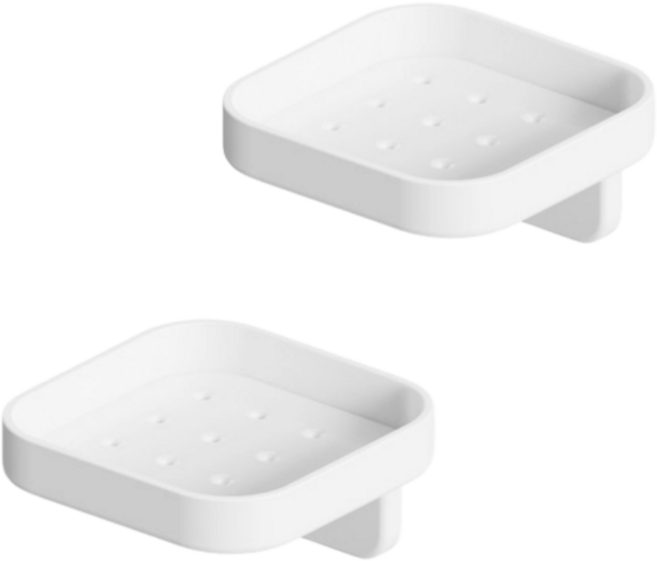 더편한생활 세면대 미니선반 욕실 접착식 선반, 화이트