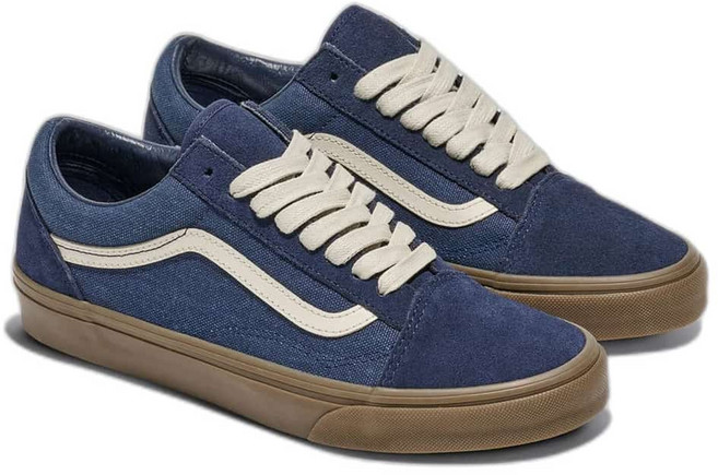 반스 운동화 스니커즈 Oldschool 올드스쿨 헤비 캔버스 네이비