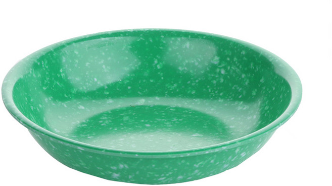 성일산업 레트로 접시 멜라민 그릇 식기, 쑥색 짜장기(209mm), 1개