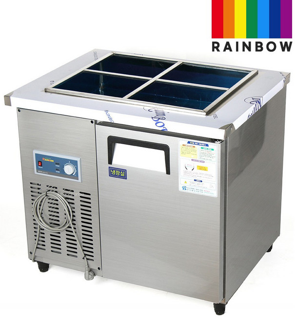 레인보우 업소용냉장고 반찬냉장고 4구 W900 내부스텐, 무료배송:서울전지역/인천_경기일부 (상세참조), 무료배송:서울전지역(상세참조), 4-1 김밥냉장고 W900 D700