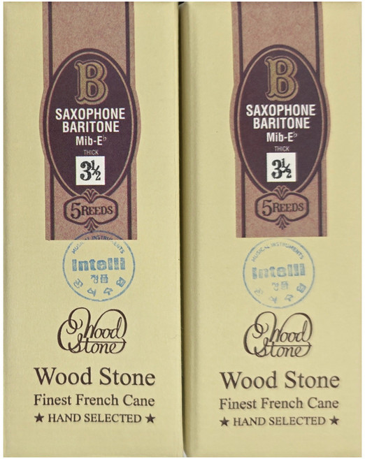 이시모리 우드스톤 바리톤 색소폰 리드(5개입), 1세트