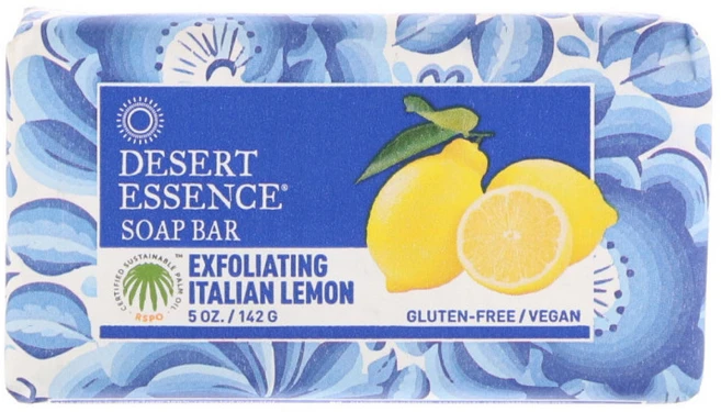 Desert Essence 솝 바 엑스폴리에이팅 이탈리아 레몬 5 온스 (142 그램) 5팩, 142g - 쿠팡