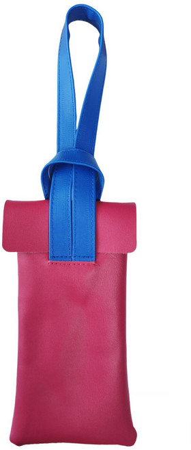 SZ3007 투톤 가죽 안경 케이스 파우치