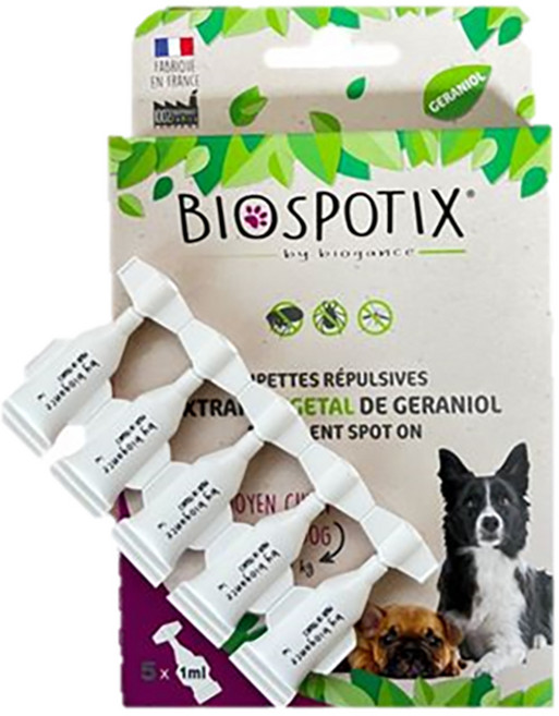 바이오강스 바이오스팟틱스 스팟온 강아지 고양이 바르는 진드기 퇴치제 약 5개월, 1개