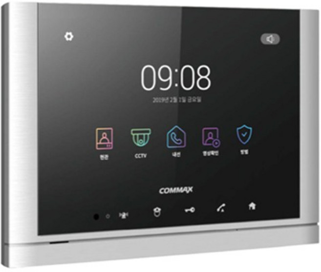 COMMAX 4가능 서브 비디오폰 인터폰 실버, CDV-1024MA
