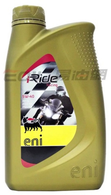 易油網 ENI I-RIDE RACING 4T 機車合成機油 重機 MA2 提升引擎性能、減少摩擦、延長壽命, 1個, 5W40