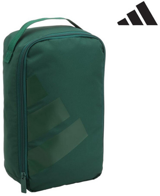 아디다스 골프 볼드로고 신발케이스 슈즈백 라운딩 신발가방 칼리지 그린 IKD01, 1개