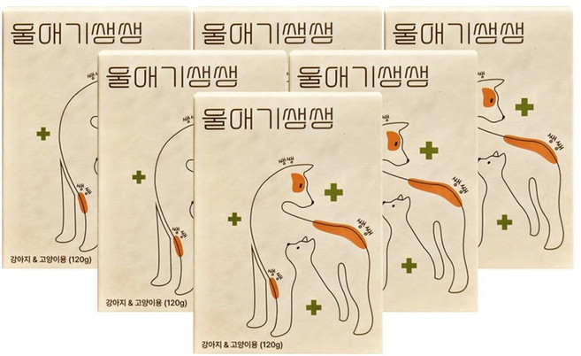 디어랩스 울애기쌩쌩 120g / 6개 / DY