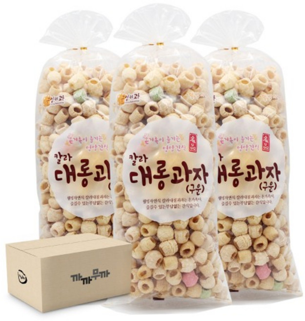 근영제과 구운 칼라대롱과자 120g, 10개
