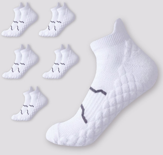 [두꺼운 쿠션] 남성 스포츠양말 논슬립 러닝 등산 5켤레 세트