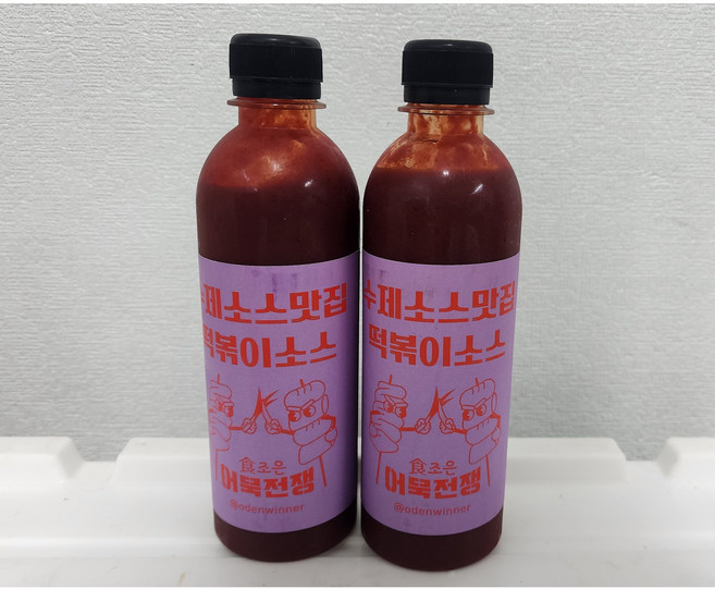 [식조은어묵전쟁] 떡볶이소스 400g (소스만제공) 고추장 베이스 수제소스 맛집!, 1개