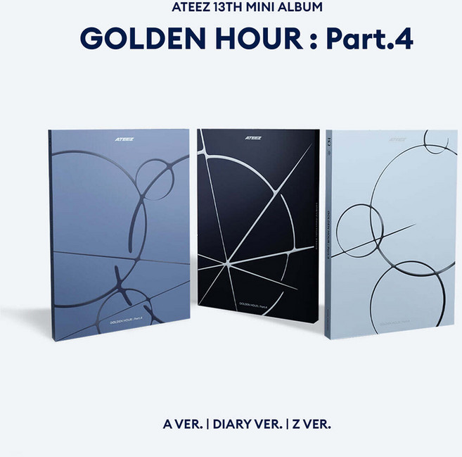 ATEEZ 에이티즈 - 미니 13집 앨범 GOLDEN HOUR : Part.4 일반반 / 버전, DIARY (네이비)