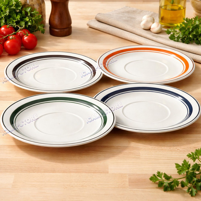 카네수즈 데일리 양손 스프 볼 265ml, 받침대 Orange, 1개