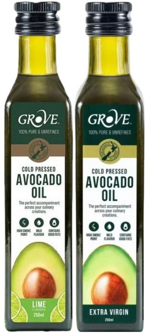 GROVE 冷壓酪梨油, 2個, 250ml