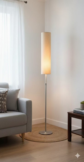 北歐簡約落地燈，可伸縮高度設計，適用於客廳與臥室, 北歐簡約落地燈.檯燈.落地燈.客廳燈.房間燈.書房燈.房間裝飾燈.氣氛燈.