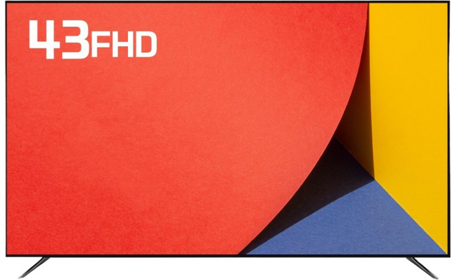 티브이지 43인치 Full-HD TV LED, FHD TV 스텐드(택배발송)