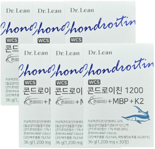 닥터린 콘드로이친 콘레이티 MBP, 30정, 6개