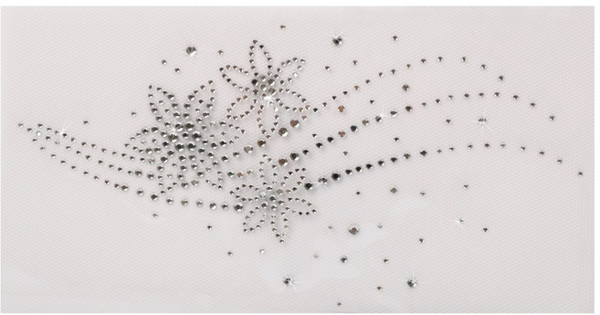 아클라 핫픽스 모티브 디자인 의류부자재 스톤 큐빅 크리스탈_, 17. 플라워, 1개