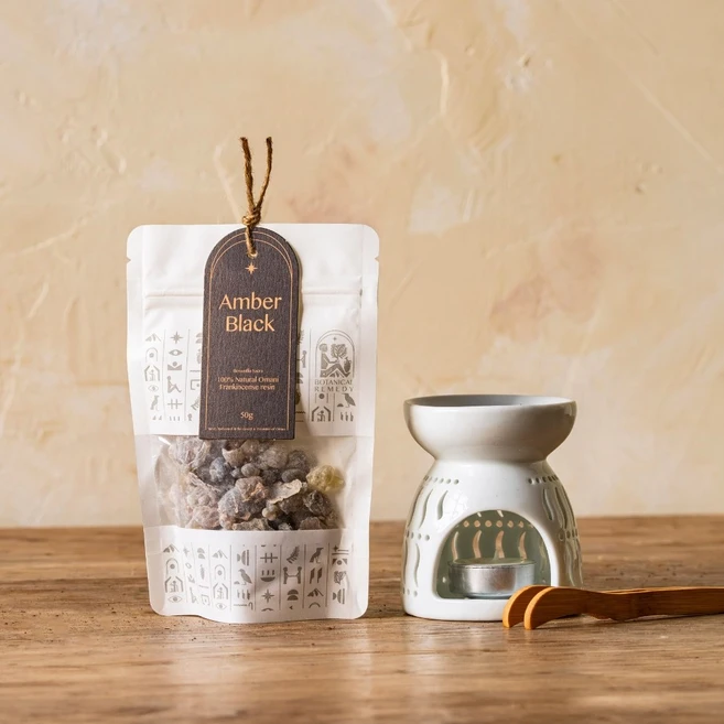 보타니컬레메디 천연 인센스 프랑킨센스 레진 1종 SET (옐로우 블랙 그린)택1, 그린 앤 화이트 30g, 은은한 발향(추천), 1개 - 쿠팡