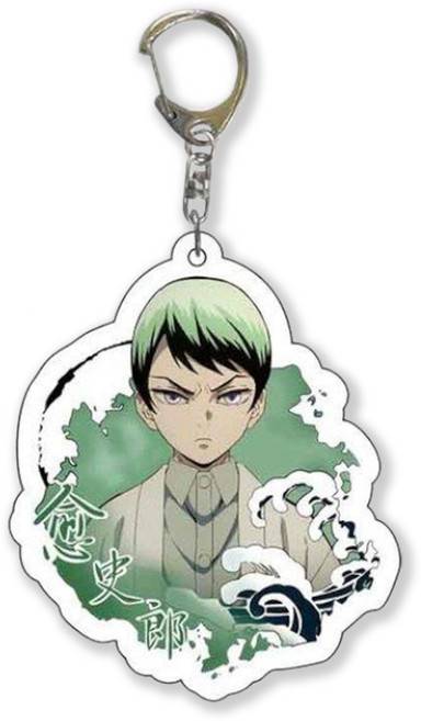 귀멸의 칼날 캐릭터 아크릴 키링 열쇠고리 키체인 물결ver. 귀칼/귀살대 가방고리&장식, 1개, G-003761. 유시로