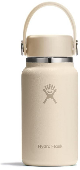 Hydro Flask 마이크로 보틀 - 누출 방지 지갑 또는 포켓 플라스크 단열 미니 물병 189.9g(6.7온스) 비치플럼 퍼플_160227, 귀리_160227