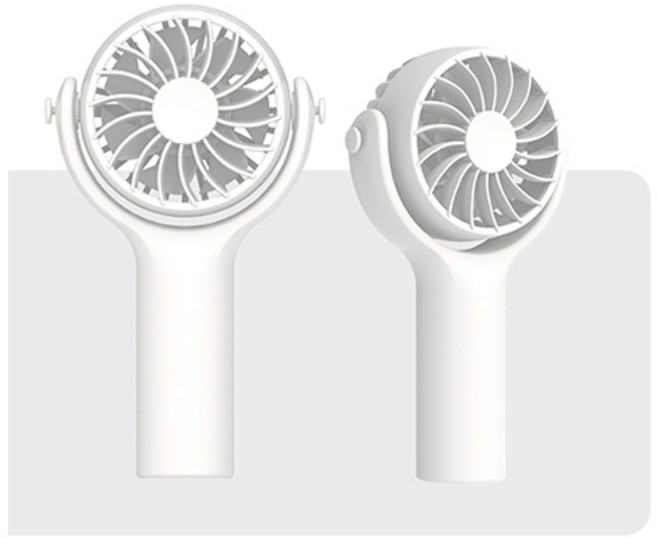 VIPFAN 미니미 핸디 선풍기V02 (H23) 탁상용 휴대용, 화이트
