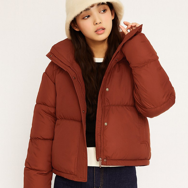 VERIT 멀티넥 후디 점퍼 퍼팩트 집업 패딩 VT229