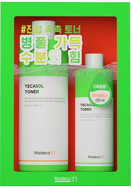 마데카21 테카솔 토너 기획세트 (500ml+200ml), 1세트