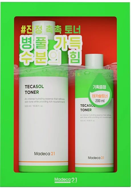 마데카21 테카솔 토너 기획세트 (500ml+200ml), 1세트 - 쿠팡