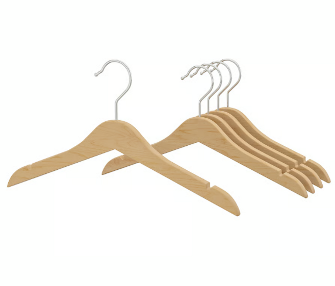 원목옷걸이 미니옷걸이 아기방꾸미기 유아옷걸이 10p