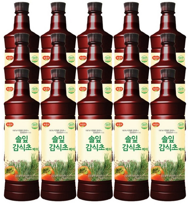 원하프박스솔잎감식초970mlX15개광야, 970ml, 15개