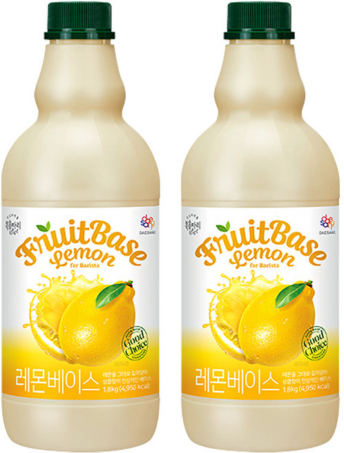 복음자리 레몬 베이스 1.8kg 2개세트, 2개