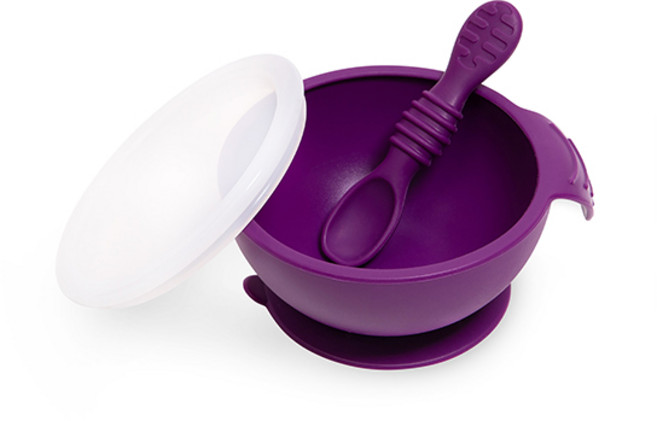 [범킨스] 자기주도 이유식 흡착볼 + 스푼 세트, 단일, 흡착볼+스푼