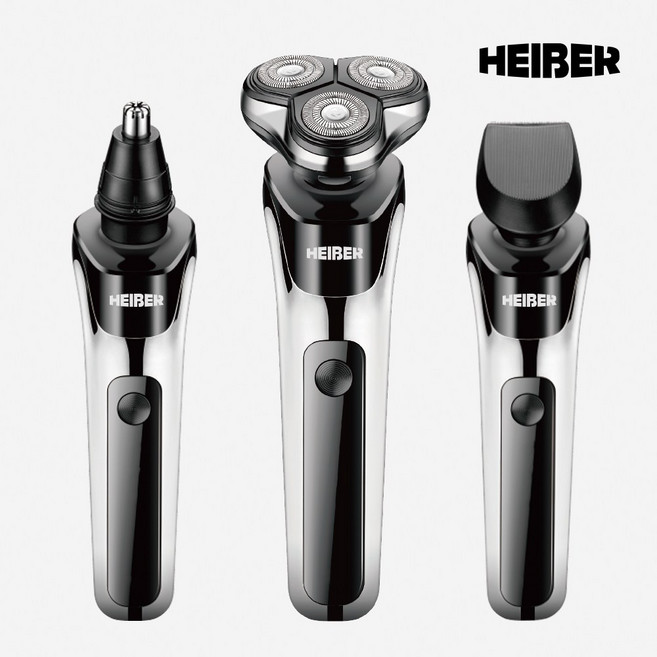 헤이버 남자 전동 전기 면도기 생활방수 3in1 C타입, 블랙, EQ-232K
