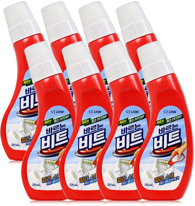 바르는 비트 찌든 때 전용 부분세척제, 220ml, 8개