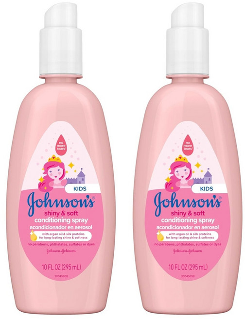 존슨즈 베이비 Johnsons Baby 디탱글링 미스트 스프레이 Detangling Spray, 2개, 295ml