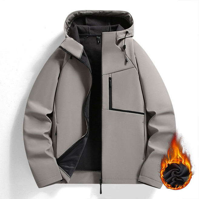 couyor 아웃도어 바람막이상의 남자 빅사이즈 가을겨울 기모 코트