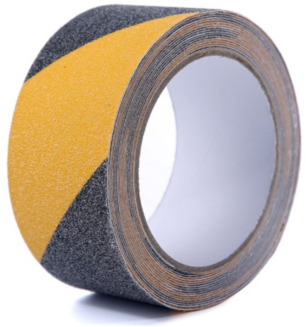 스텝락 미끄럼 방지 테이프 5cm X5M, 1개, 블랙옐로우