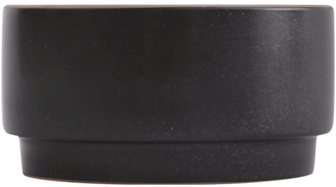 [에라토] 옳음 도자기 한식 신혼부부 그릇 대접 국그릇 볼 13.5cm, 블랙, 1개