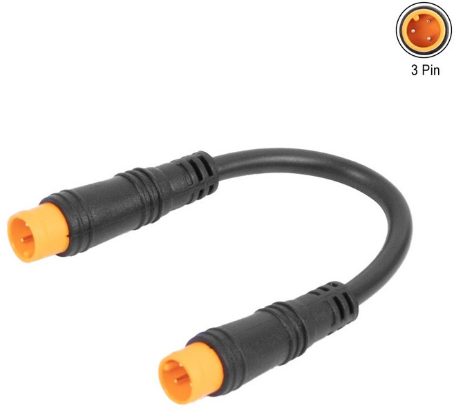 전기 자전거용 암에서 디스플레이 방수 액세서리 스로틀 익스텐션 플러그 케이블 내구성, 01 MALE MALE, 1개, Male Male