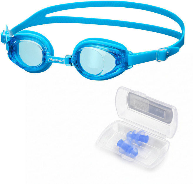 피닉스 아동용 노미러 수경 PN-509J(+귀마개 증정), 1세트, 아쿠아