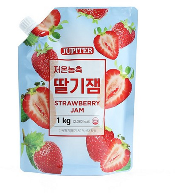 쥬피터 딸기 리플잼 1kg /쥬피터 딸기잼/딸기스무디