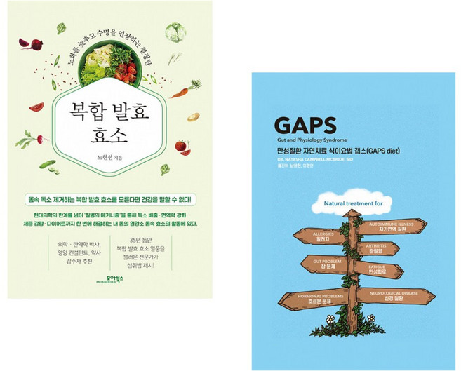 복합 발효 효소 + 만성질환 자연치료 식이요법 갭스 (GAPS diet) (전2권)