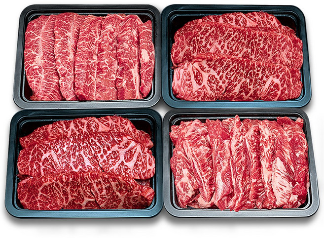 프리미엄 소고기 특수부위 3종 살치살 부채살 갈비살 야들야들한 특수부위 소한마리 3종세트, 1kg(특수부위 1kg), 1개, 1kg