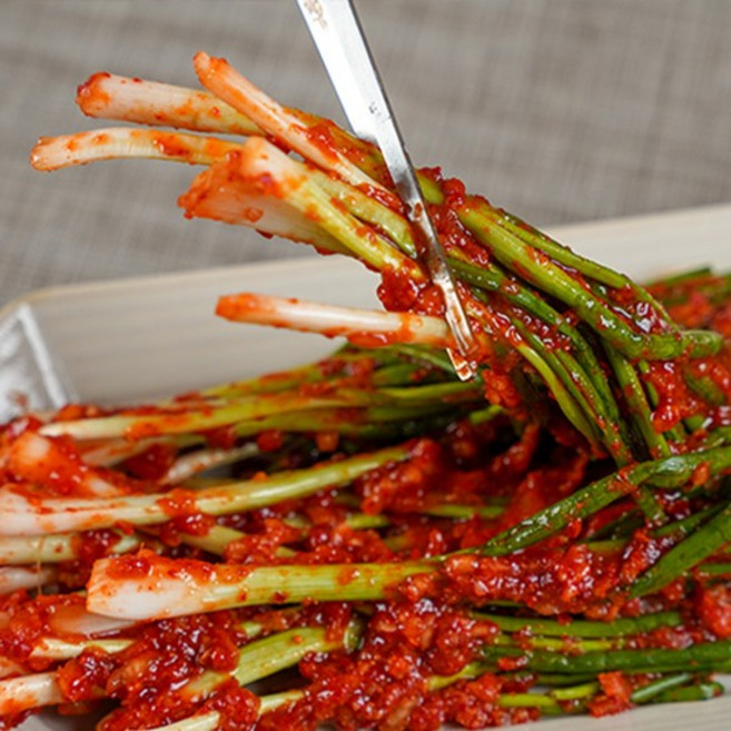 HACCP인증 전라도김치 담양 죽향 프리미엄 파 김치 2kg, 없음, 1