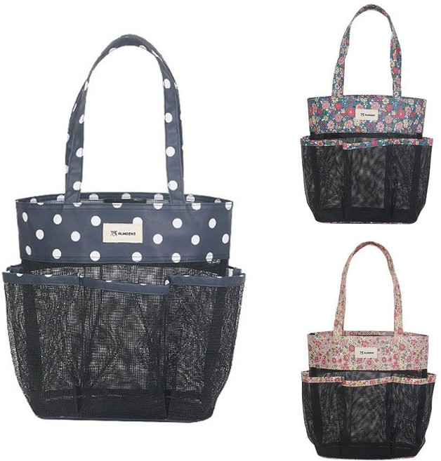 다포켓 스파백 목욕가방 물빠짐 물놀이 세면백 사우나 yir+944qi, 본상품선택, 핑크